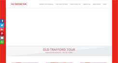 Desktop Screenshot of oldtraffordtour.com