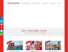 Tablet Screenshot of oldtraffordtour.com